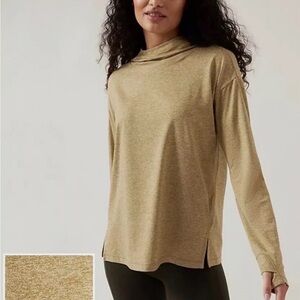 Athleta Olive Hoodie Sweatshirt